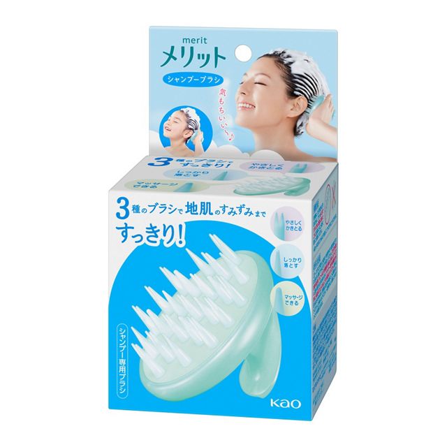 Kao Merit Scalp Shampoo Soft Brush 1pc