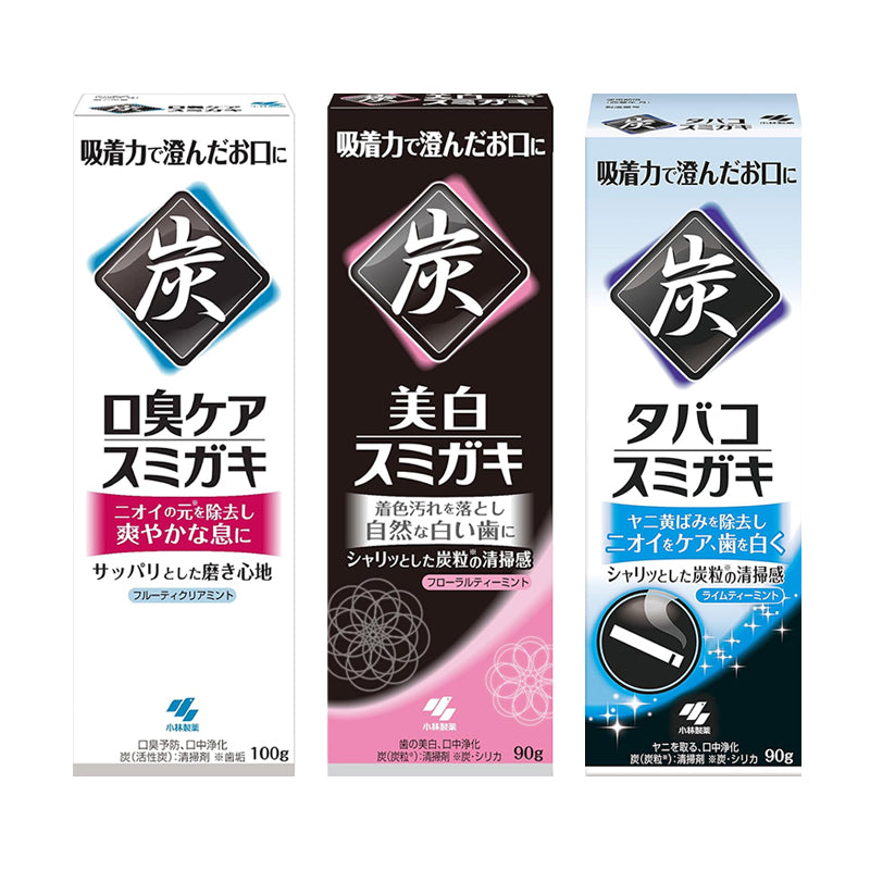 Kobayashi Bamboo Charcoal Black Charcoal Toothpaste 100g