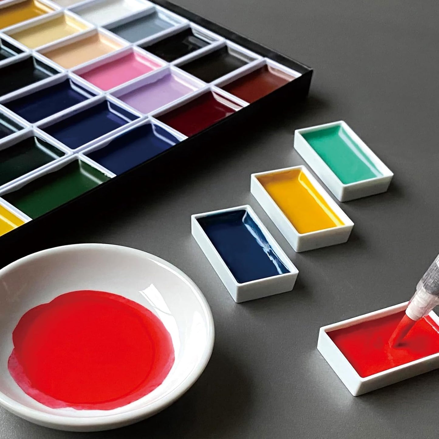 Kuretake GANSAI TAMBI Watercolor Paint Set