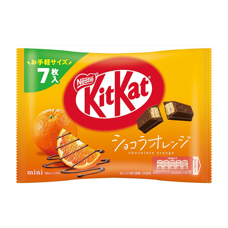 Nestle Japan KitKat Mini Chocolate Orange Flavor 7 Bars