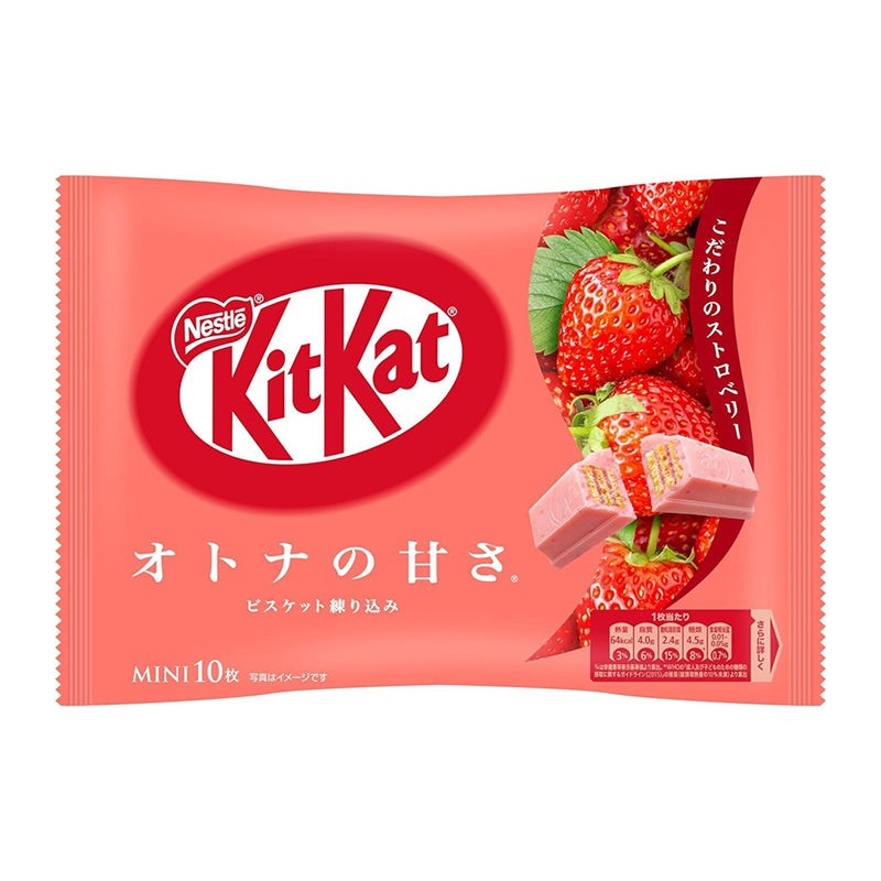 Nestle Japan KitKat Mini Chocolate Strawberry Flavor 10 Bars