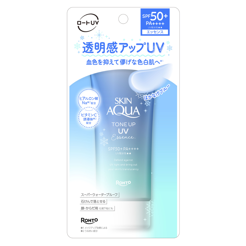 Rohto Skin Aqua Tone Up UV Essence SPF 50+ PA++++