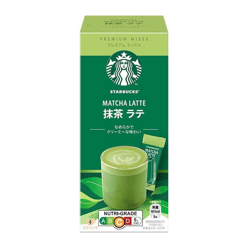 Starbucks Premium Mixes Matcha Latte Powder 4 Sticks
